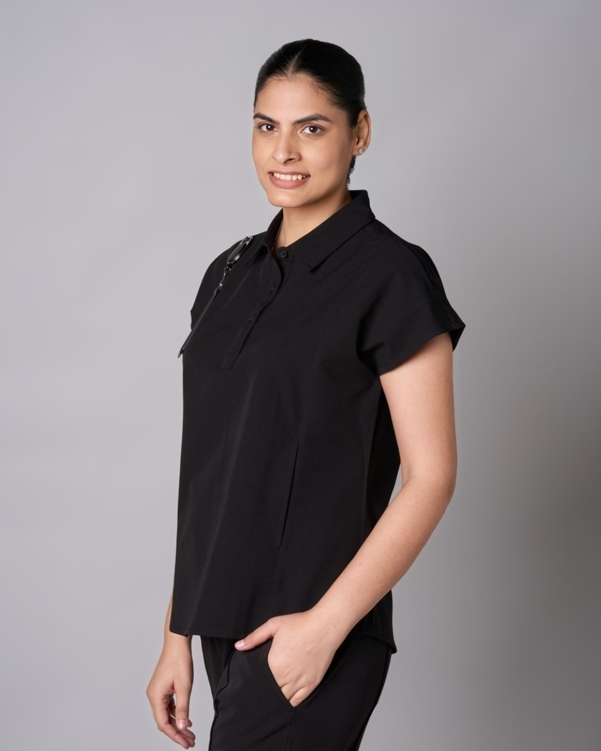 Functional Polo Top