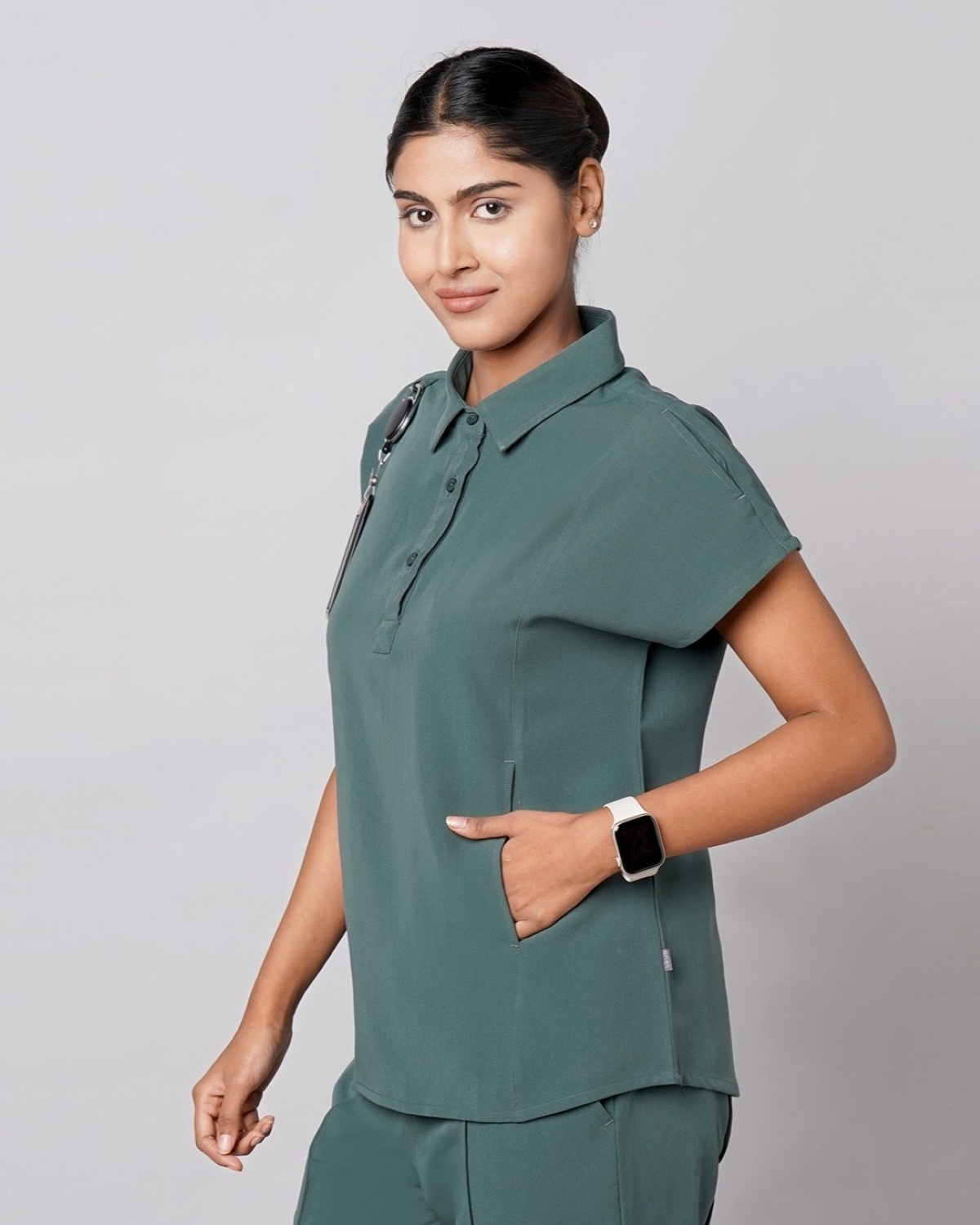 Functional Polo Top
